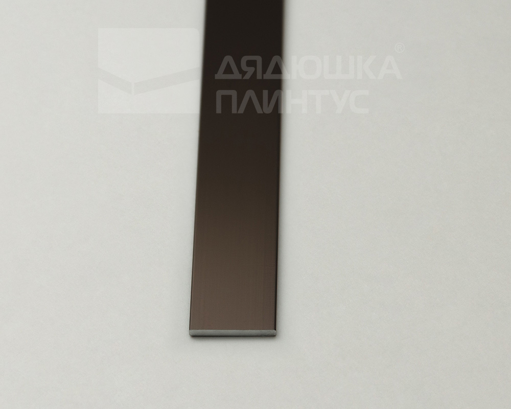 Полоса алюминиевая 15х1,5 мм бронза/глянец 2,7 м